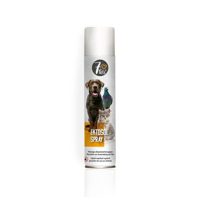 7Pets Ektosol Spray gegen Parasiten zur Anwendung am Tier - 250 ml