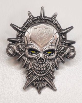 Pin Totenkopf Skull Gothic - 4,5 x 3 cm