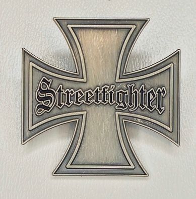 Pin Streetfighter - Eisernes Kreuz - Biker - 3,5 x 3,5 cm