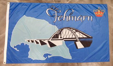 Premium Fahne Flagge Fehmarn - 90 x 150 cm