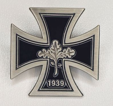 Pin Eisernes Kreuz EK 1939 Eichenlaub - 3,5 x 3,5 cm