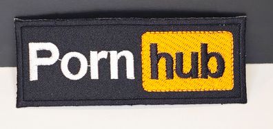 Aufnäher Aufbügler Patch Aufnäher Pornhub Porn Hub - 3,7 x 10 cm