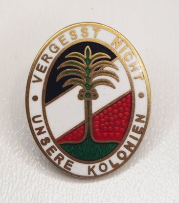 Pin Deutsche Kolonien - Vergesst nicht unsere Kolonien - 2 x 2,5 cm