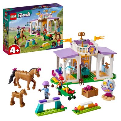 41746 LEGO Reitschule, Pferdespielzeug-Set mit Aliya und Mia