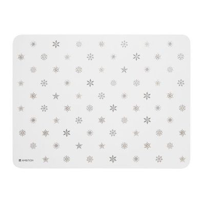 Tischmatte Art Deco Stars 40 x 30 cm Schneeflocken Ambition