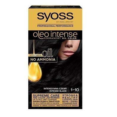 Syoss Oleo Intense Haarfarbe, Intensivschwarz