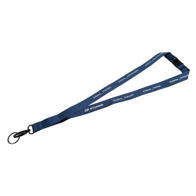 Original Hyundai Lanyard Schlüsselband Schriftzug Schlüsselanhänger blau HMD00613