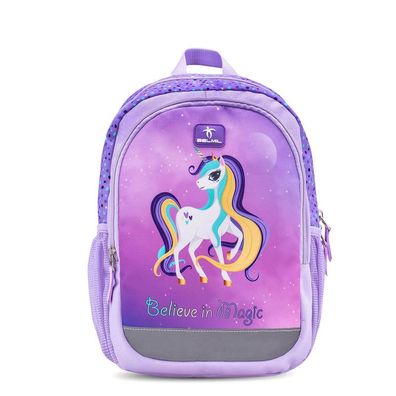 Belmil Kiddy Plus Kindergartenrucksack "Unicorn Purple" für 3-6 Jährige Kinder