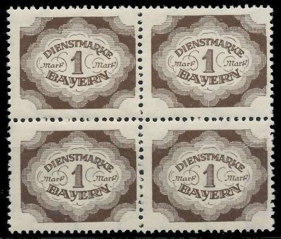 BAYERN Dienstmarken Nr 56 postfrisch Viererblock X820636