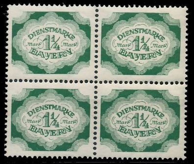 BAYERN Dienstmarken Nr 57 postfrisch Viererblock X8206A2