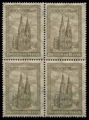 Deutsches REICH 1923 INFLA Nr 262a postfrisch Viererblo X820742