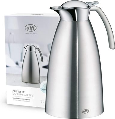 alfi Isolierkanne Gusto Toptherm 1,5 l - silber