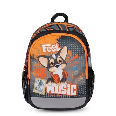 Belmil Kiddy Plus Kindergartenrucksack "Feel the Music" für 3-6 Jährige Kinder