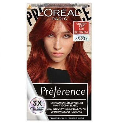 L'Oreal Paris Preference Vivid Colors TrwaÅ?a farba do wÅ?osÃ³w 5.664 Cherry Red