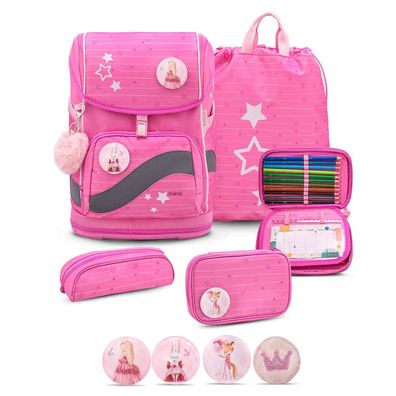 Belmil Smarty Plus Premium Schulranzen Set 5-teilig "Candy"