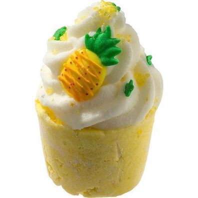 Bomb Cosmetics Ananas Party Bademuffin, 50g - Tropische Badeerfahrung