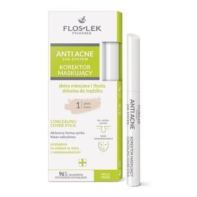 Flos-Lek Anti Acne Korrektor 1 Stück - Hell