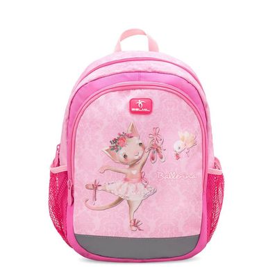 Belmil Kiddy Plus Kindergartenrucksack "Ballerina" für 3-6 Jährige Kinder mit