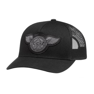 Cap CCM Monochrome Meshback Trucker Senior - Farbe: schwarz