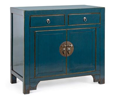 Sideboard Jinan 91 x 84 x 43 cm Ulmenholz