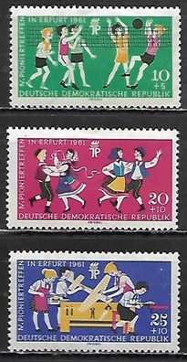 DDR postfrisch Michel-Nummer 827-829