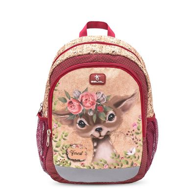 Belmil Kiddy Plus Kindergartenrucksack "Animal Forest Bambi" für 3-6 Jährige Kinde