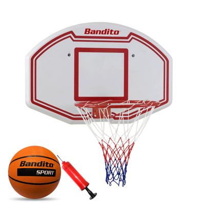 Basketball-Backboard Winner, Set inkl. Basketball und Ballpumpe