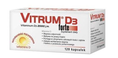 Vitrum D3 Forte 2000 j.m. 120 Kapseln