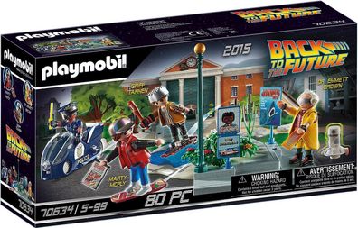 Playmobil® Cars Back to The Future 70634 Part II Verfolgung mit Hoverboard - neu, ovp