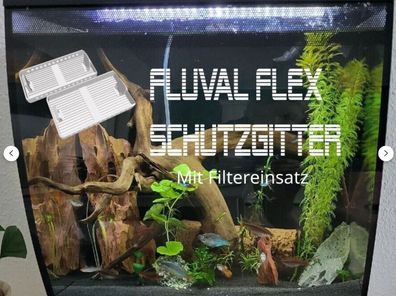 Fluval Flex 34 - 57 Liter Intake Cover Aquarium Ablauf Schutz Gitter Fische