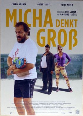 Micha denkt groß - Original Kinoplakat A1 - Charly Hübner Jördis Triebel - Filmposter