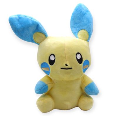 Minun Plüschtier 18 cm - Pokemon Kuscheltier - Weiches Spielzeug