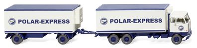 Wiking H0 045704 Modellauto Kühlkofferlastzug (Volvo F88) "Polar-Express" * NEU*