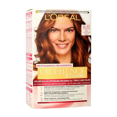 L'Oréal Professionnel Excellence Creme Farbe Creme 6.41 Light Amber Brown