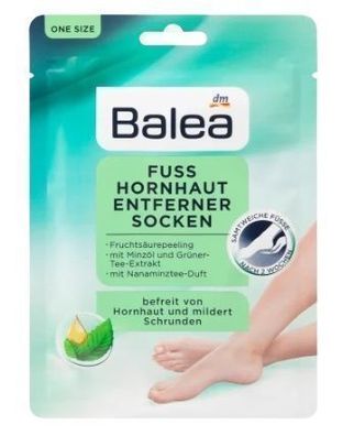 Balea Fußpeeling-Socken, 2er Packung