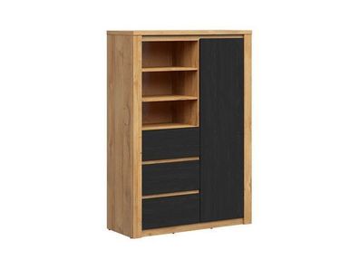 Highboard Walton x 104,5 x 150 cm | Schwarz