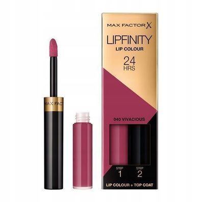 Max Factor Lipfinity 2-Phasen Lippenstift 040 24h