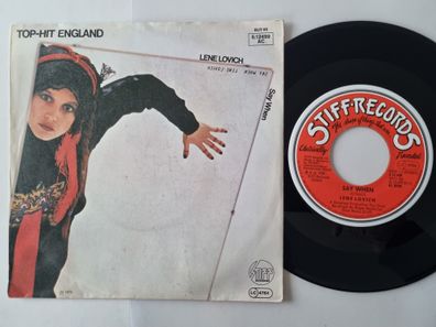 Lene Lovich - Say When 7'' Vinyl Germany