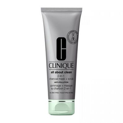 Clinique 2-in-1 Holzkohle Gesichtsmaske & Reinigung, 100ml