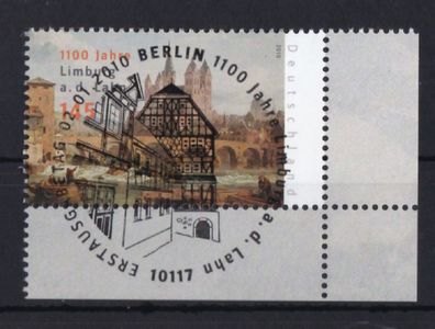 BRD 2010 gestempelt ESST Berlin MiNr. 2773 1100 Jahre Limburg an der Lahn