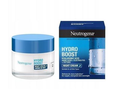 Neutrogena Hydro Boost Nachtcreme 50ml - Intensive Feuchtigkeitspflege