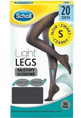 Scholl Stützstrumpfhose Light Legs 20 DEN S Schwarz