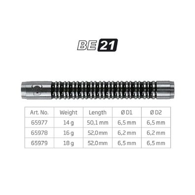 BULL'S BE-21 Soft Dart Barrel, 18 Gr. / Inhalt 1 Stück