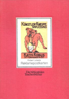 Die bibliophilen Taschenbücher Nr. 69 Reklame-Postkarten (1979) Harenberg