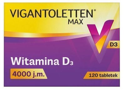 Vigantoletten Max 4000 j. m, 120 Tabletten