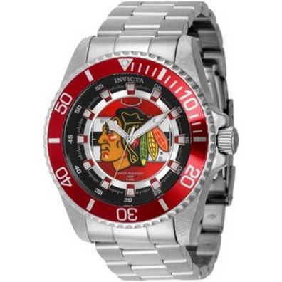 Invicta - 42234 - Armbanduhr - Herren - Quarz - NHL - Chicago Blackhawks