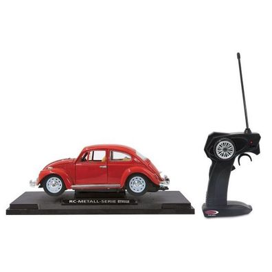 Vw Käfer Rc Diecast 1:18 Rot 27Mhz