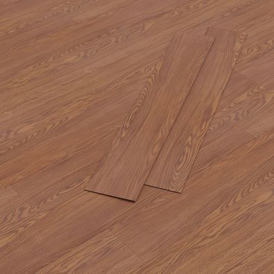 HAGO Klebevinylboden 2,23m² 2mm Rutschfest Braun Roteiche PVC 16 Planken Laminat