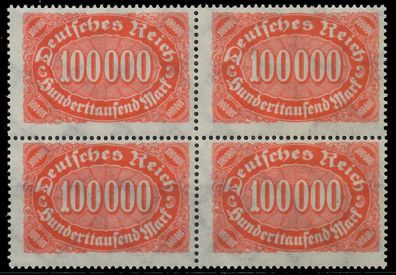 Deutsches REICH 1922 INFLA Nr 257 postfrisch Viererbloc X82085A