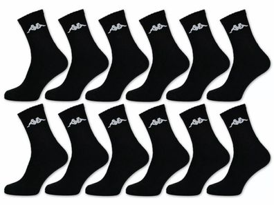 Kappa 12 Paar Original Unisex Tennissocken Sportsocken